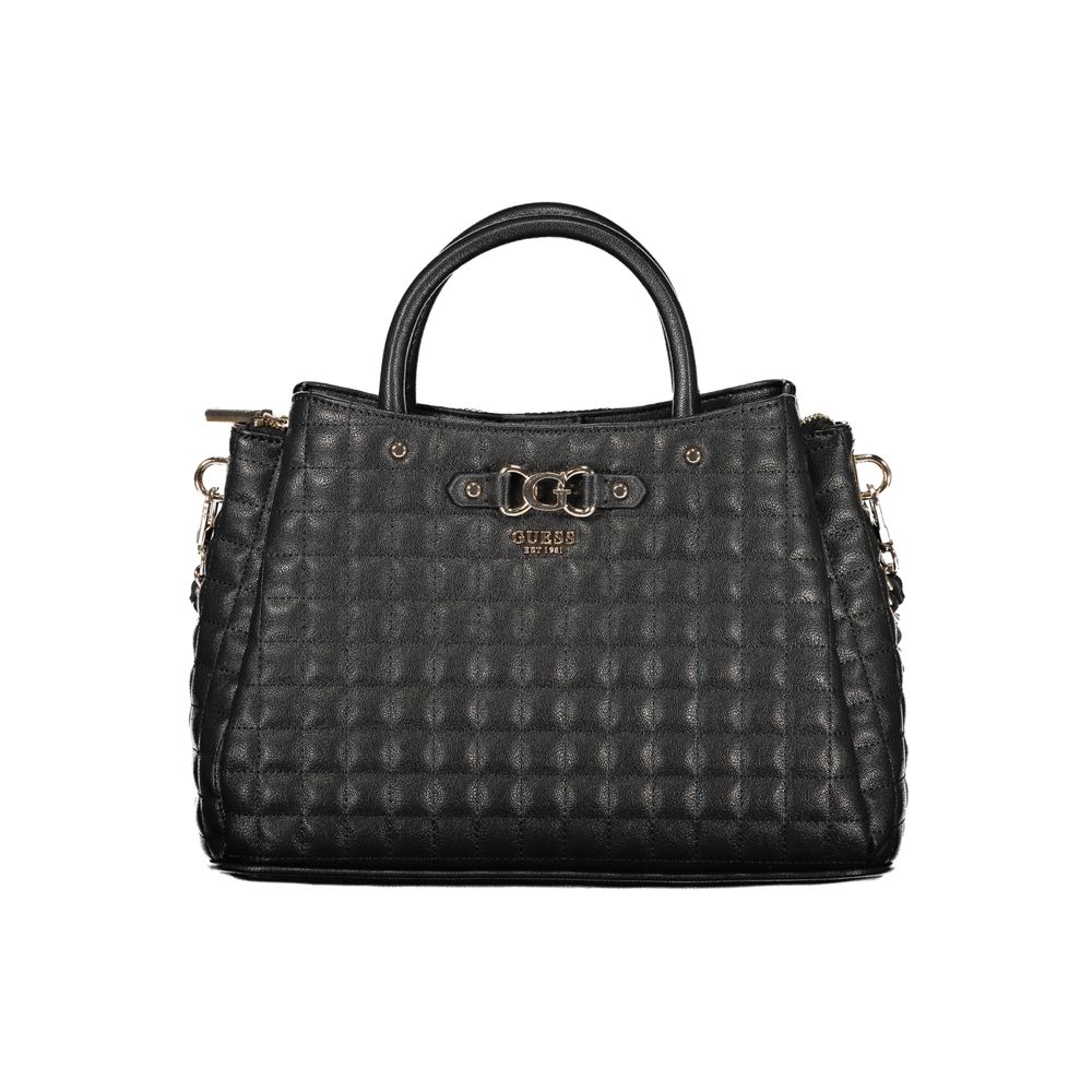 Guess Jeans Black Polyurethane Women Women's Handbag