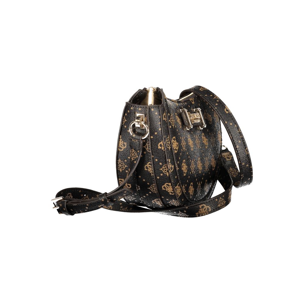 Guess Jeans Marrone Poliuretano Women Women's Handbag