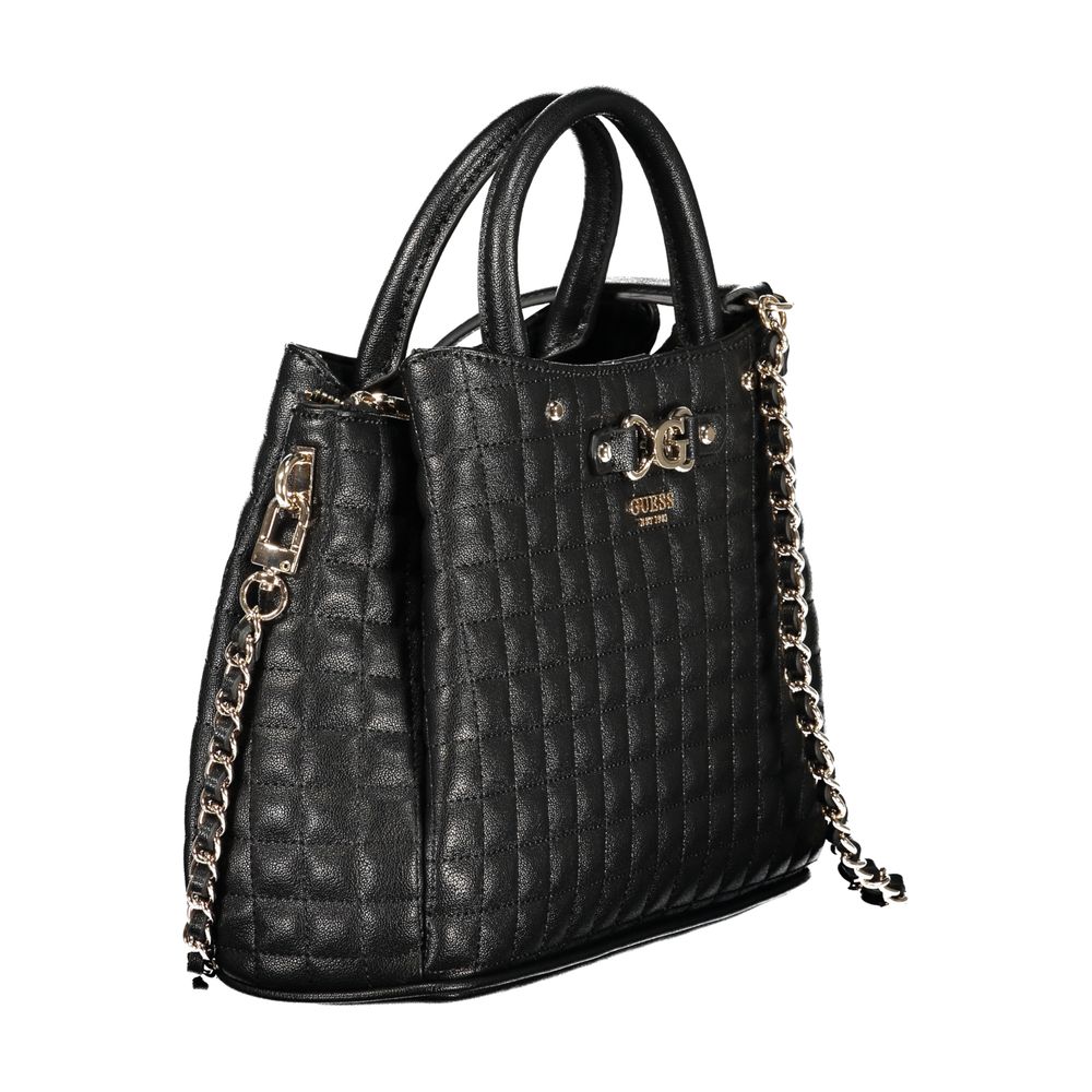 Guess Jeans Black Polyurethane Women Women's Handbag