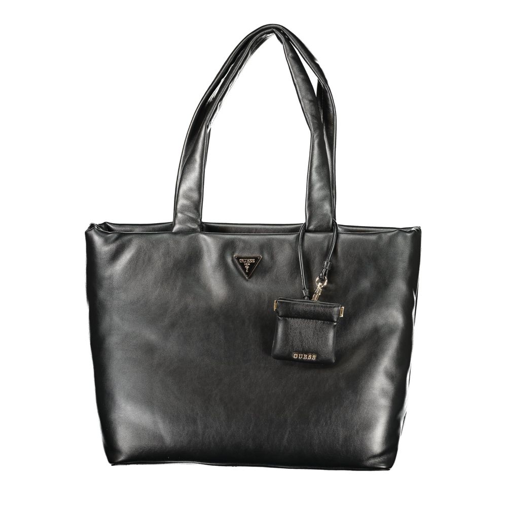 Guess Jeans Black Polyurethane Women's Women's Handbag