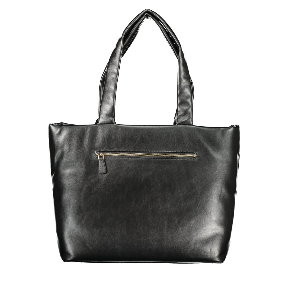 Guess Jeans Black Polyurethane Women's Women's Handbag
