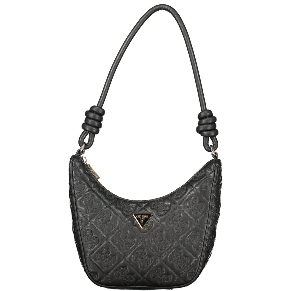 Guess Jeans Black Polyurethane Women Women's Handbag