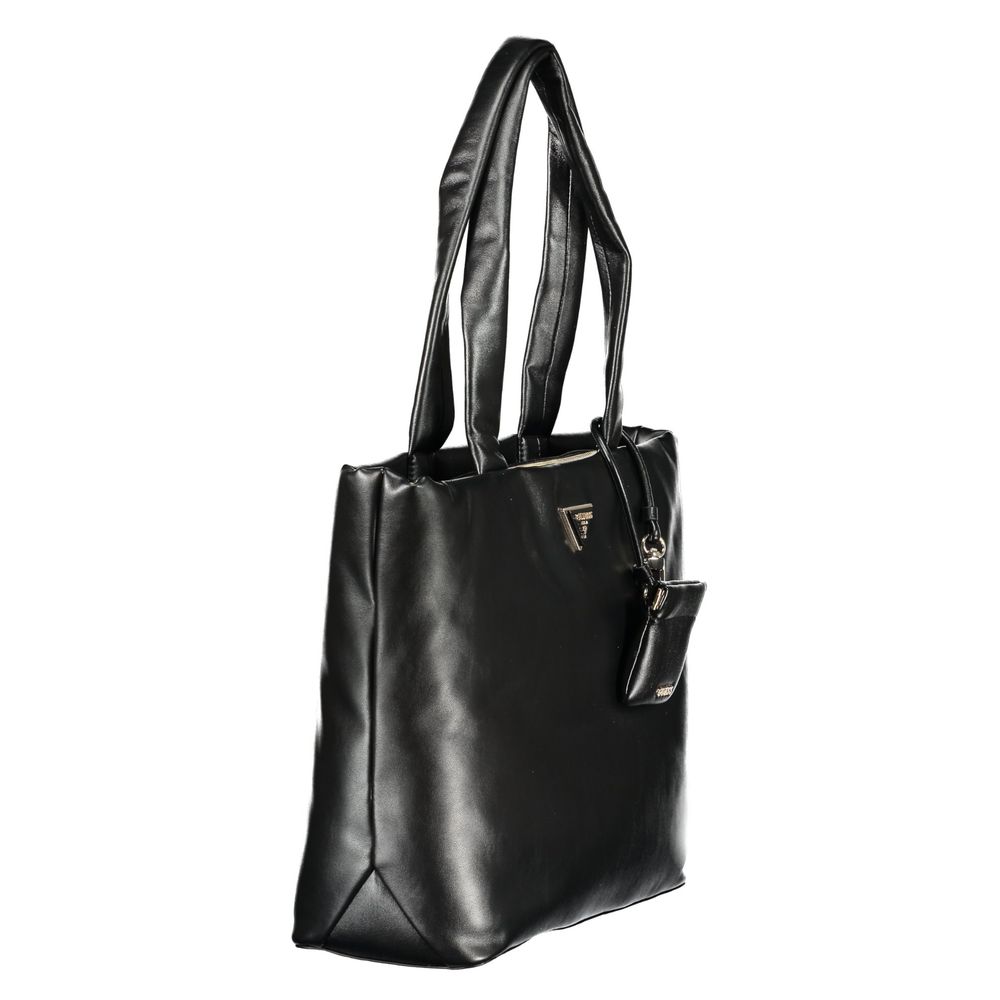Guess Jeans Black Polyurethane Women's Women's Handbag