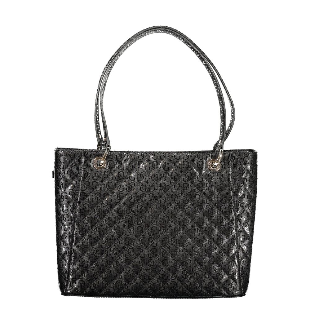 Guess Jeans Black Polyurethane Women's Women's Handbag