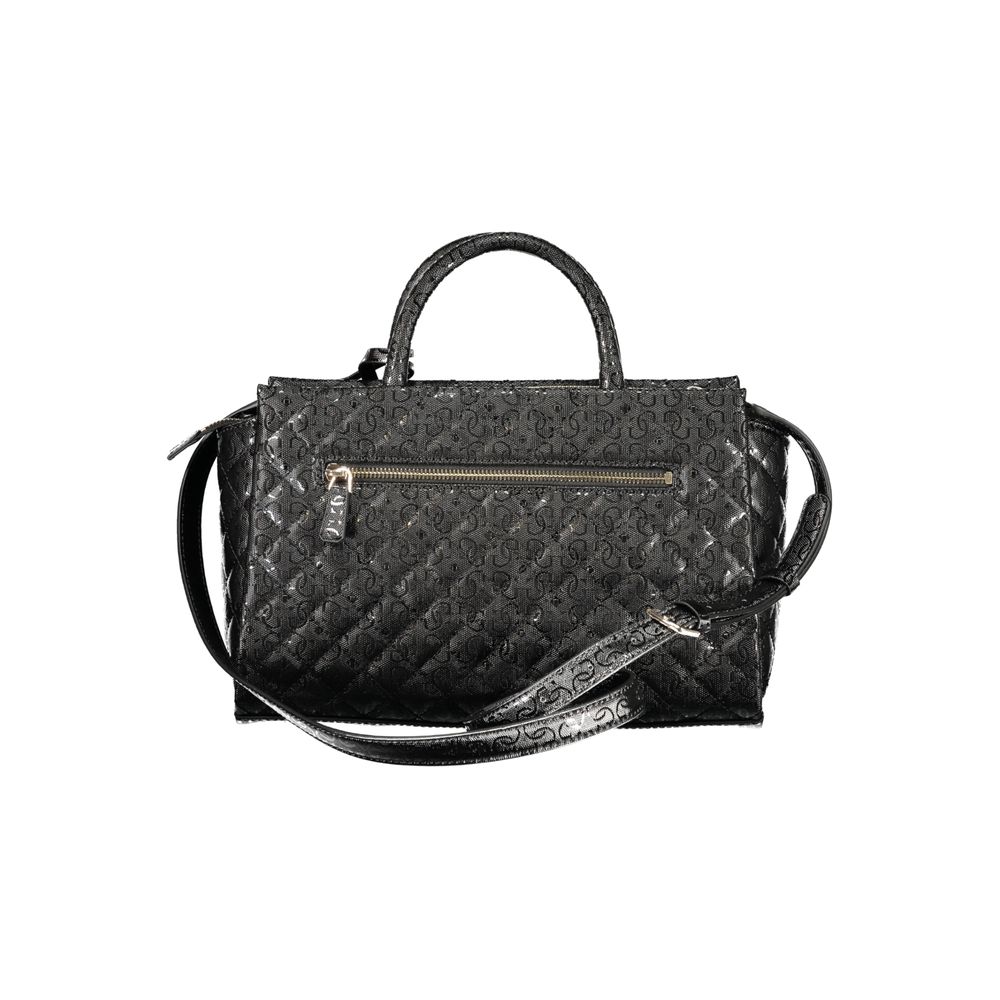 Guess Jeans Black Polyurethane Women's Women's Handbag