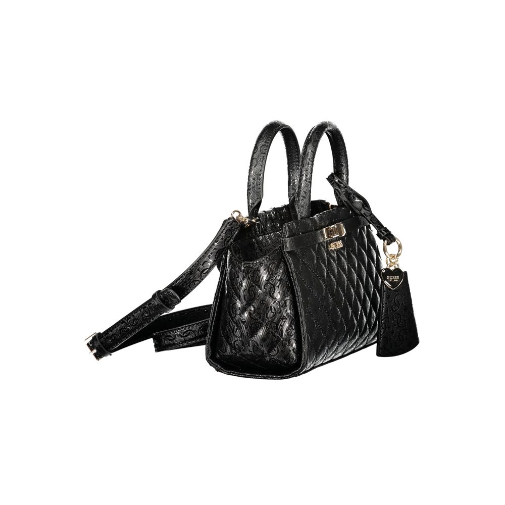 Guess Jeans Black Polyurethane Women Women's Handbag