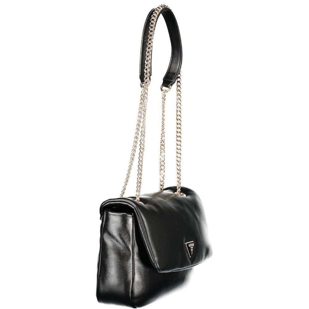 Guess Jeans Nero Poliuretano Women Women's Handbag