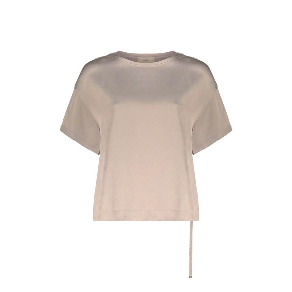 Herno Beige Acetate Women's Blouse