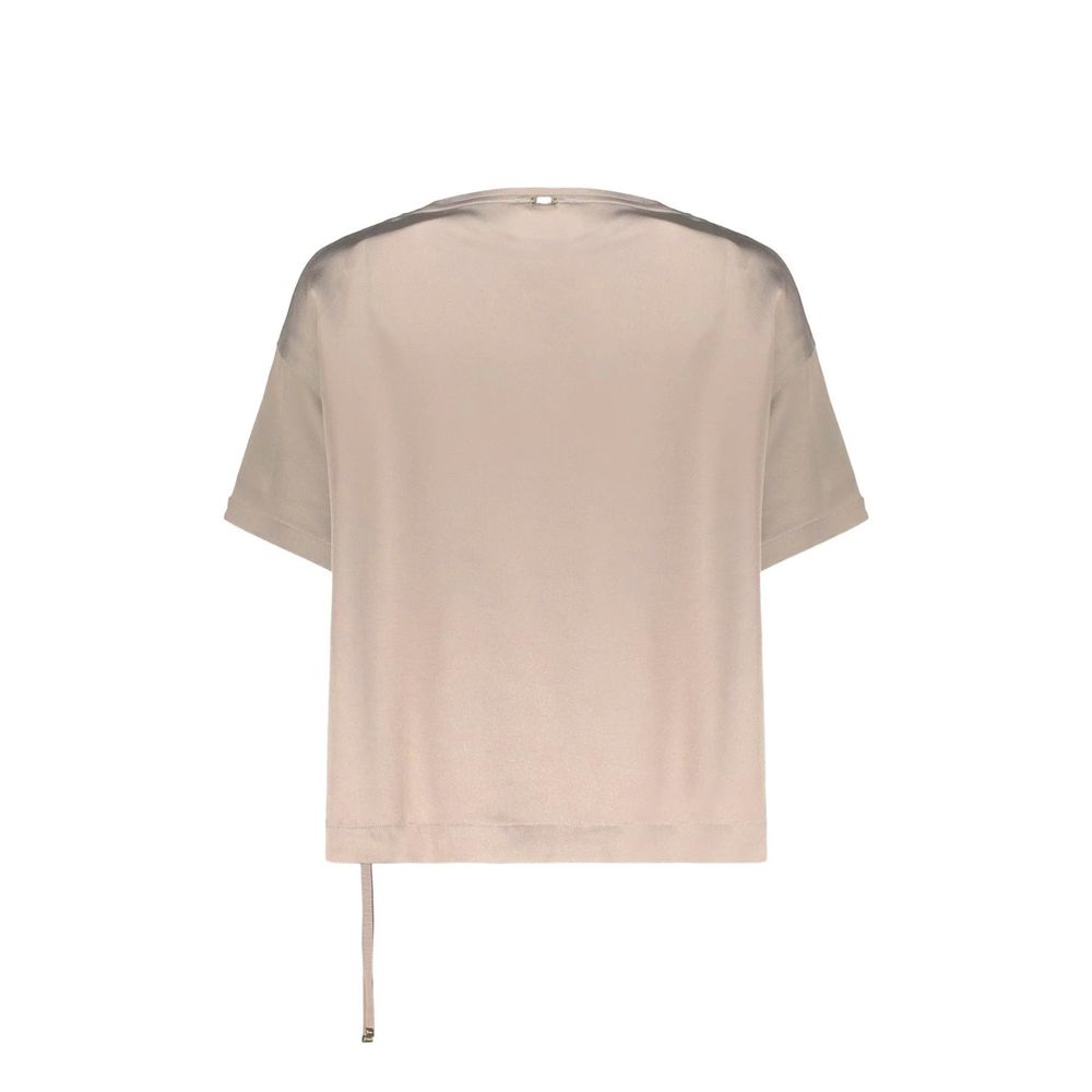Herno Beige Acetate Women's Blouse