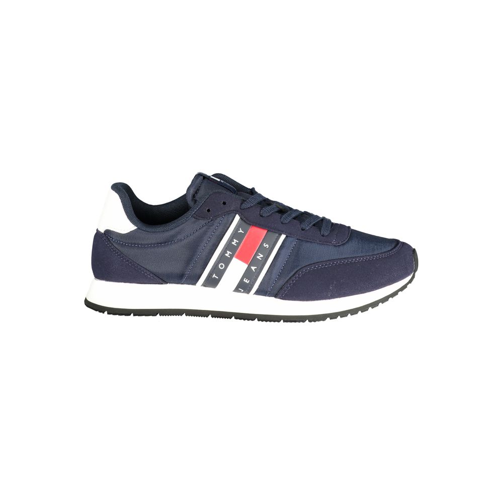 Tommy Hilfiger Blue Polyurethane Men Men's Sneaker