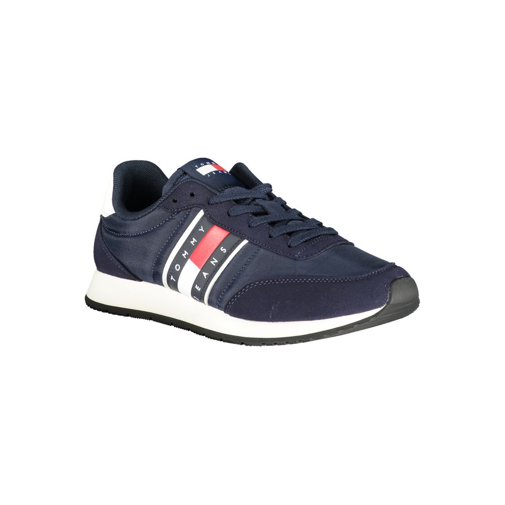 Tommy Hilfiger Blue Polyurethane Men Men's Sneaker