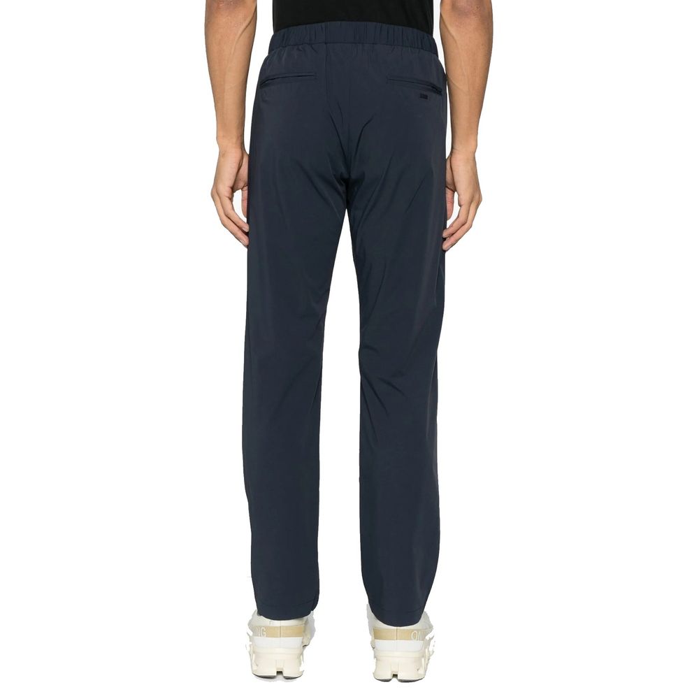 Herno Gray Elastane Casual Men's Pants