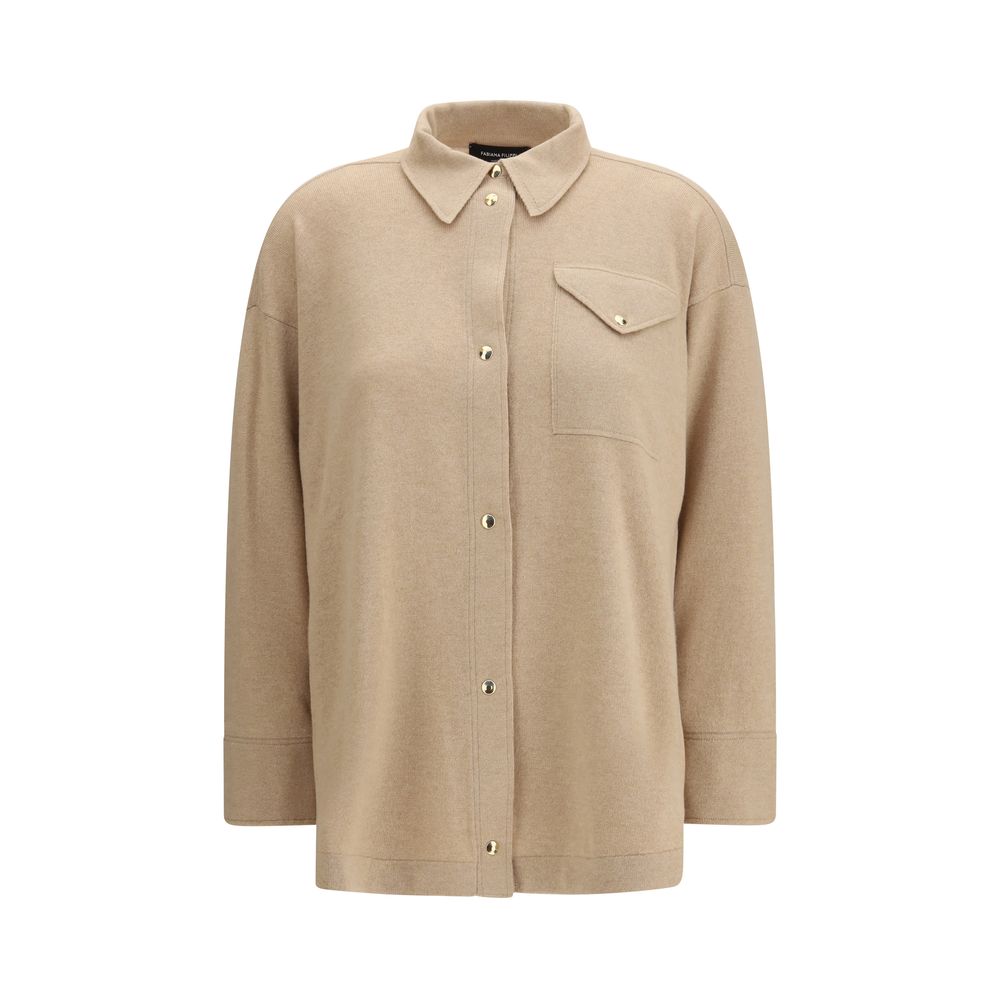 Fabiana Filippi Beige Wool Women's Shirt