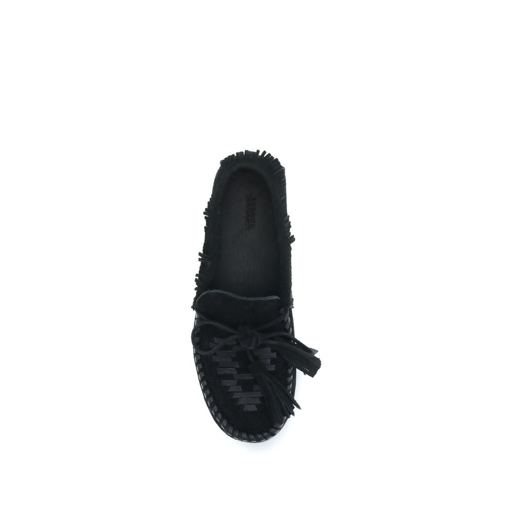 Isabel Marant Black Calf Leather Bos Taurus Slip-On Women's Loafers