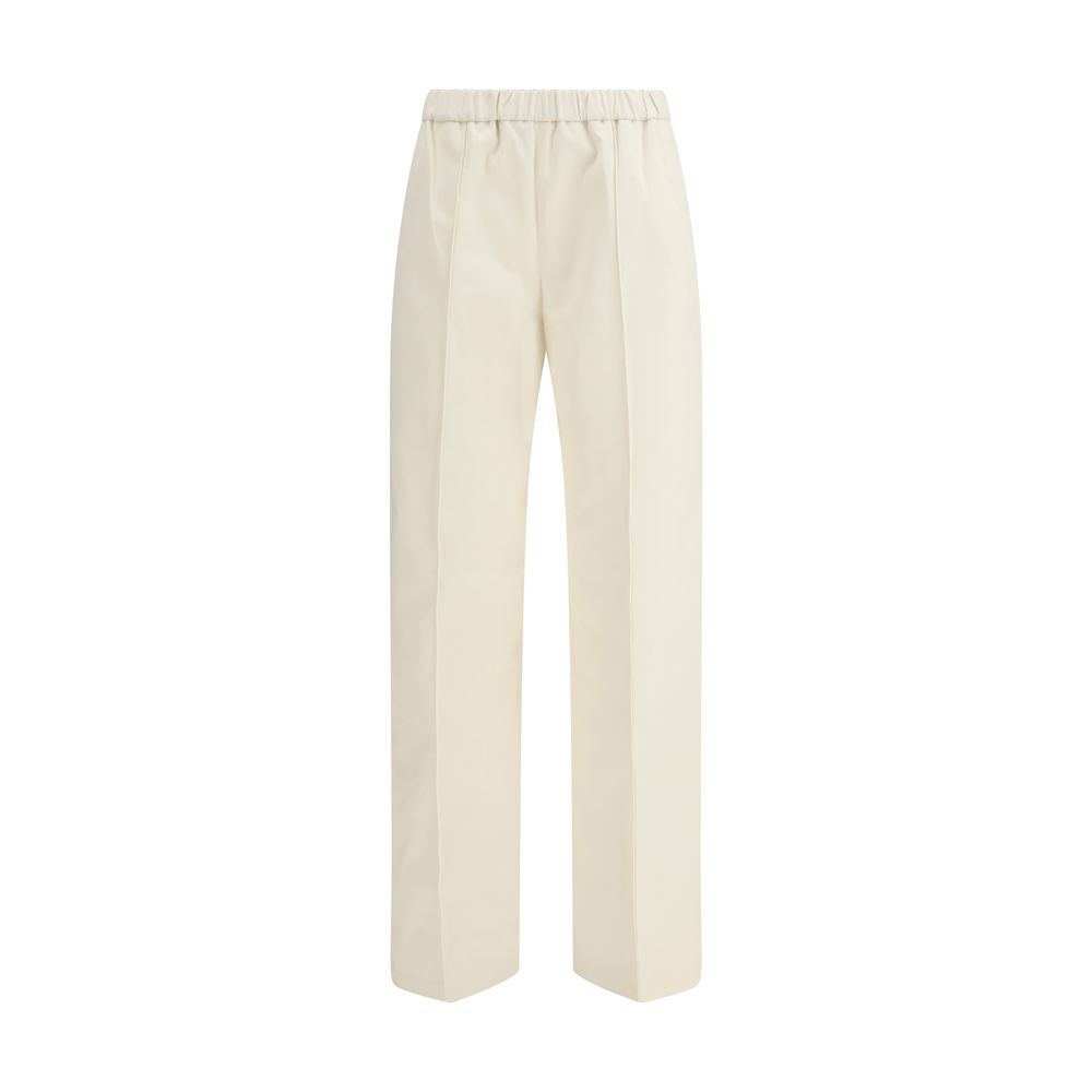 Fabiana Filippi Beige Cotton Casual Women's Pants