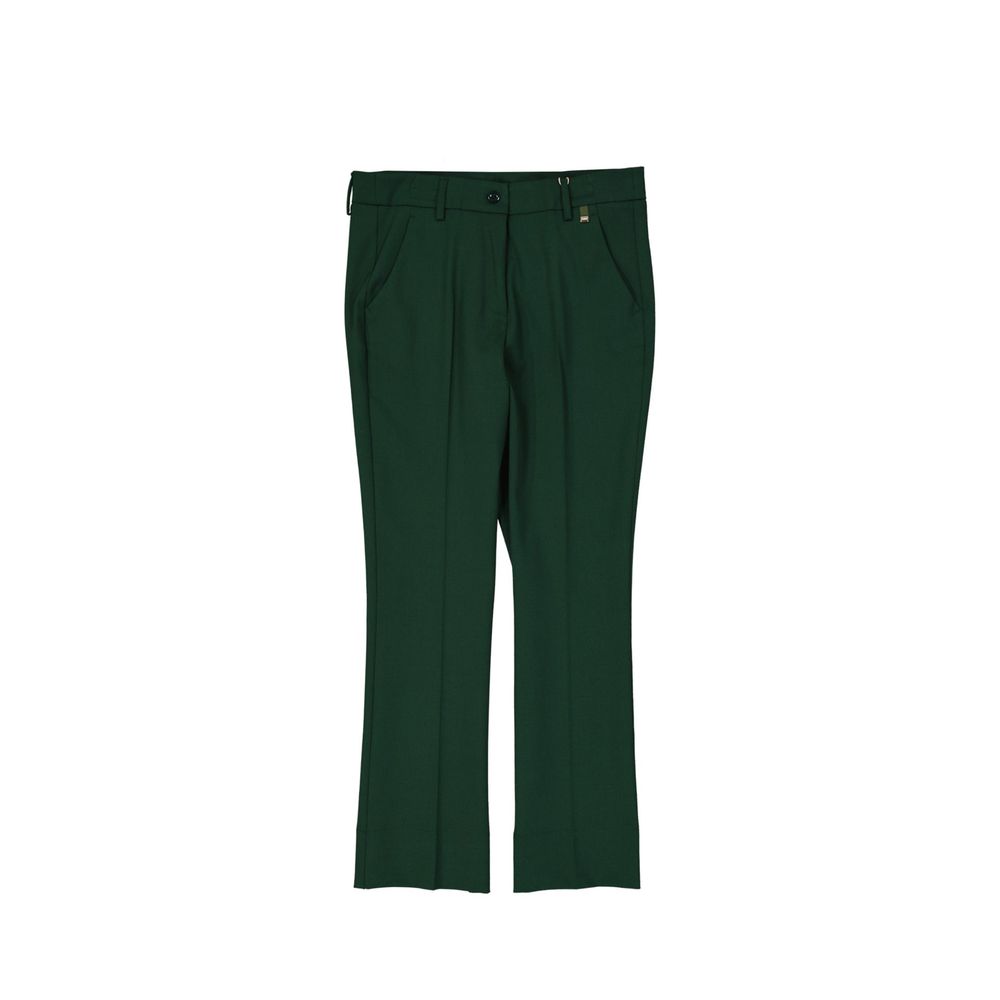 Herno Bicolor Elastane Cropped Women's Pants