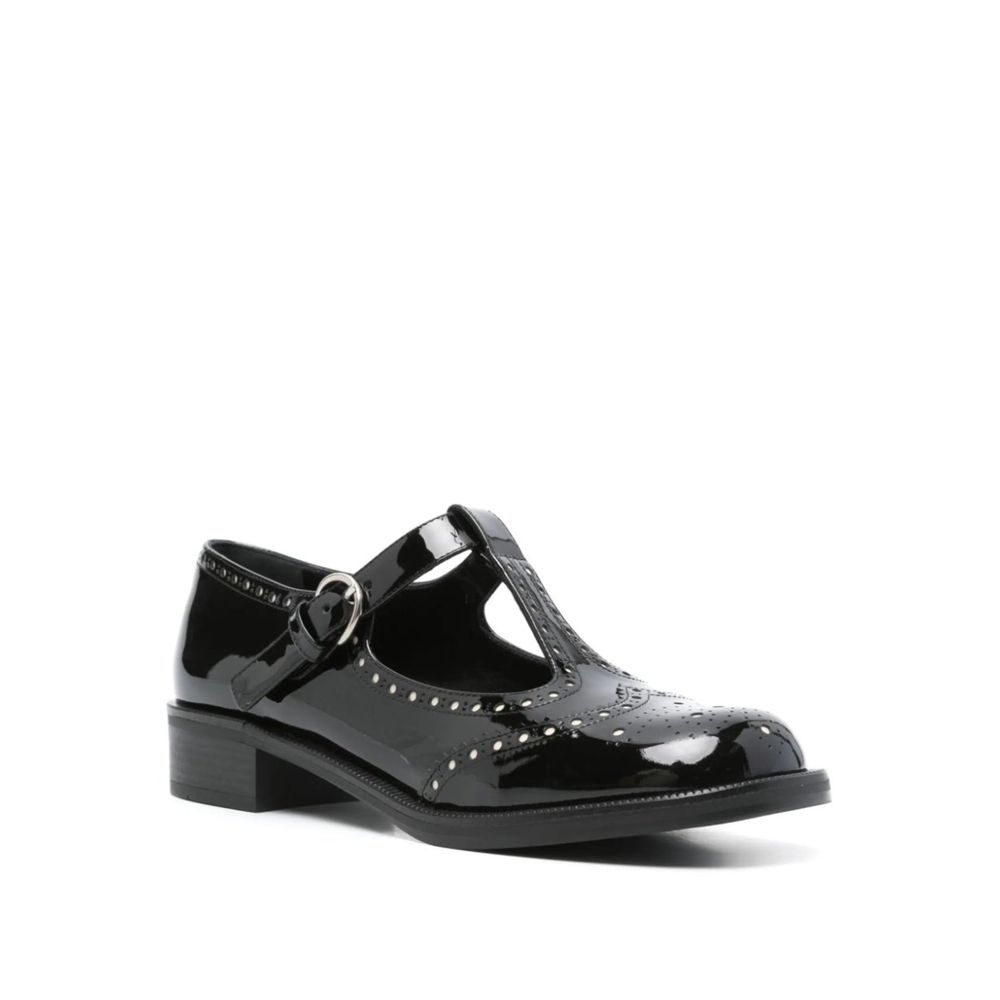 Miu Miu Black Calfskin Women's Flats