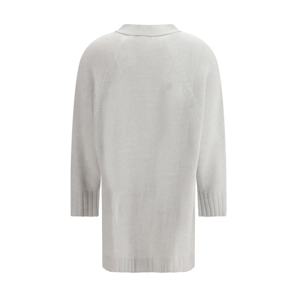 Fabiana Filippi Gray Wool Women's Cardigan