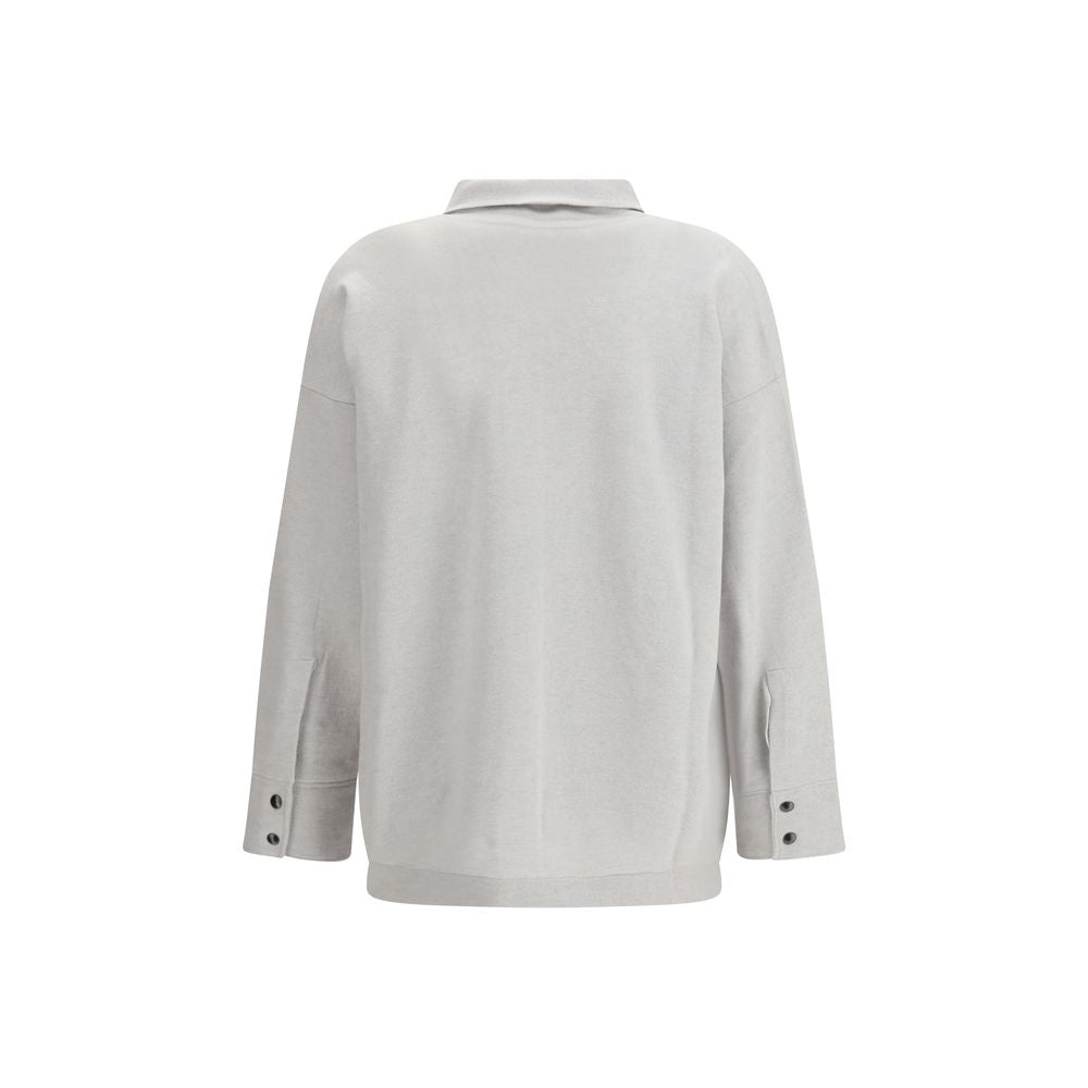 Fabiana Filippi Gray Wool Dress Women's Shirt