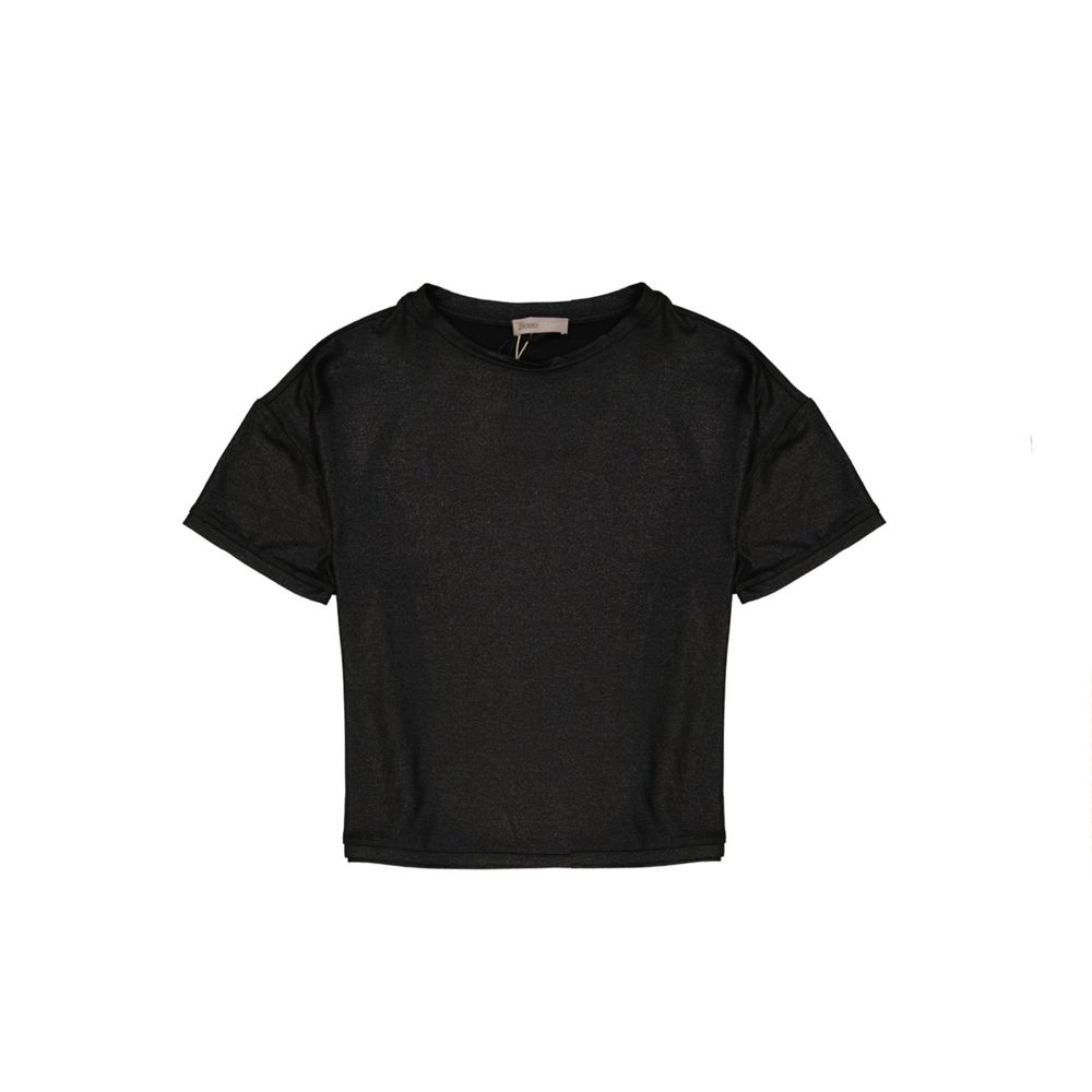 Herno Black Elastane Women's T-Shirt