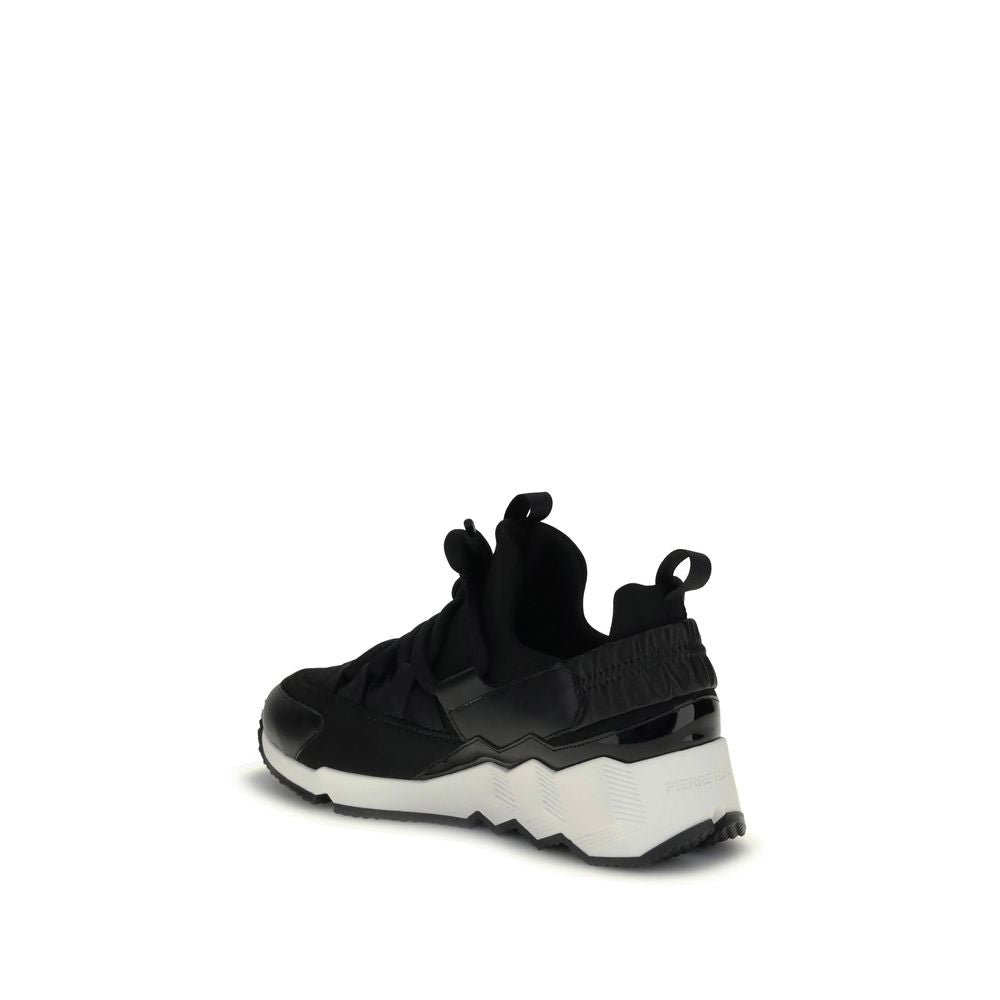 Pierre Hardy Black Neoprene Athletic Women's Sneakers