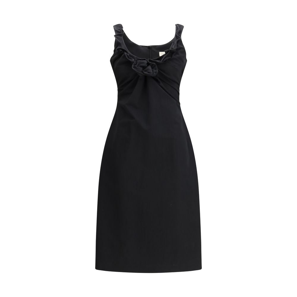Magda Butrym Black Cotton Casual Women's Dress