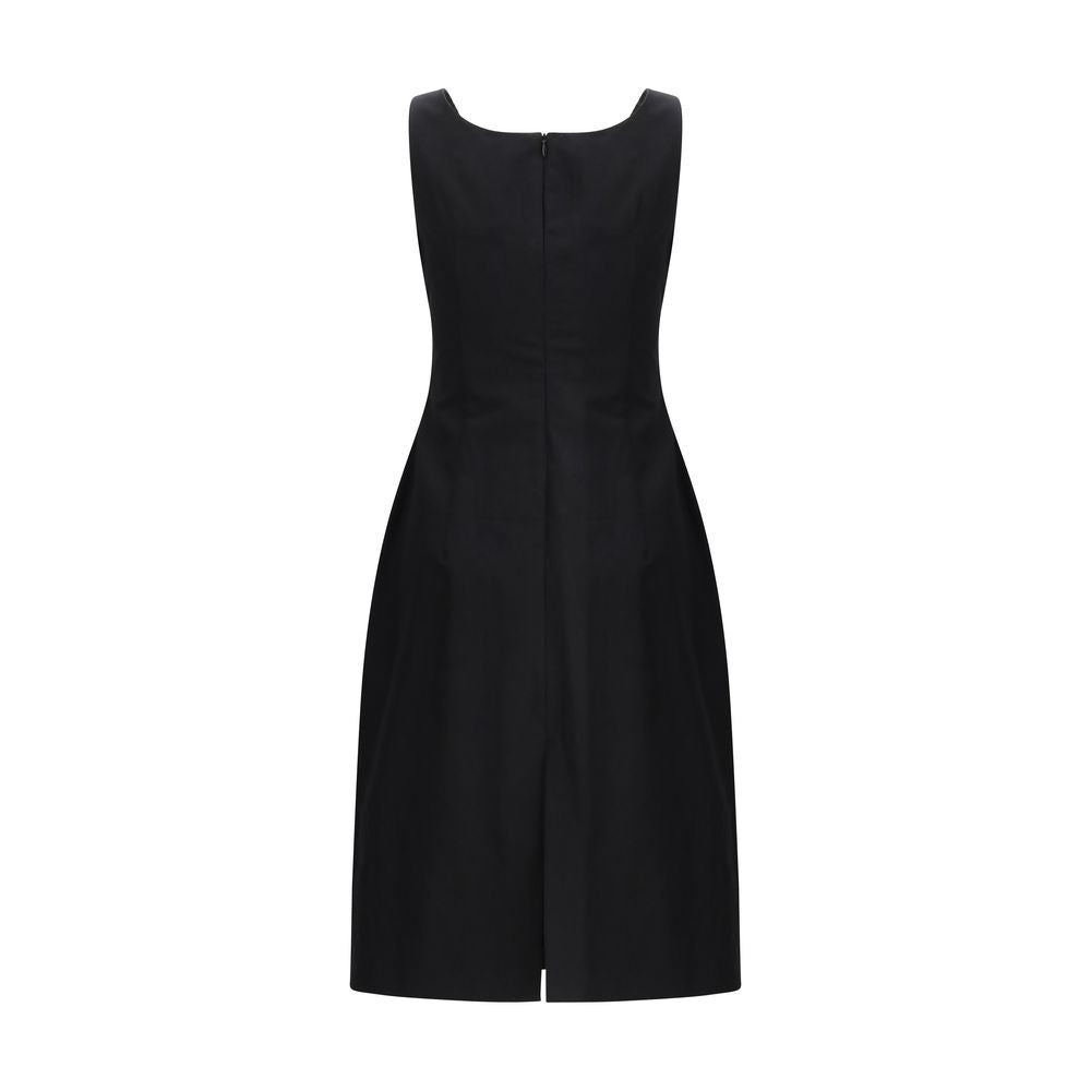 Magda Butrym Black Cotton Casual Women's Dress