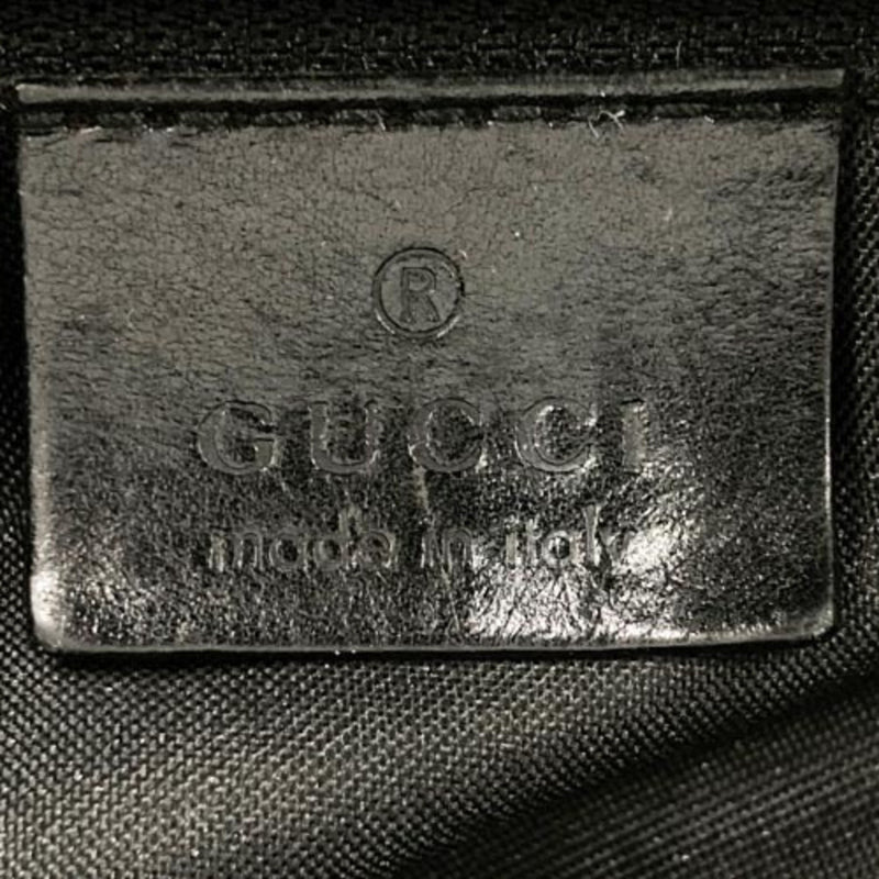 Gucci Black Synthetic Backpack Bag (Pre-Owned)
