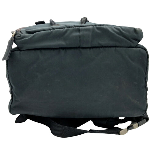 Prada Tessuto Khaki Synthetic Backpack Bag (Pre-Owned)