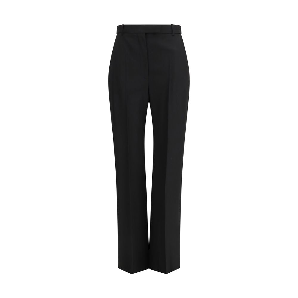 Alexander McQueen Black Cotton Dress Women's Pants