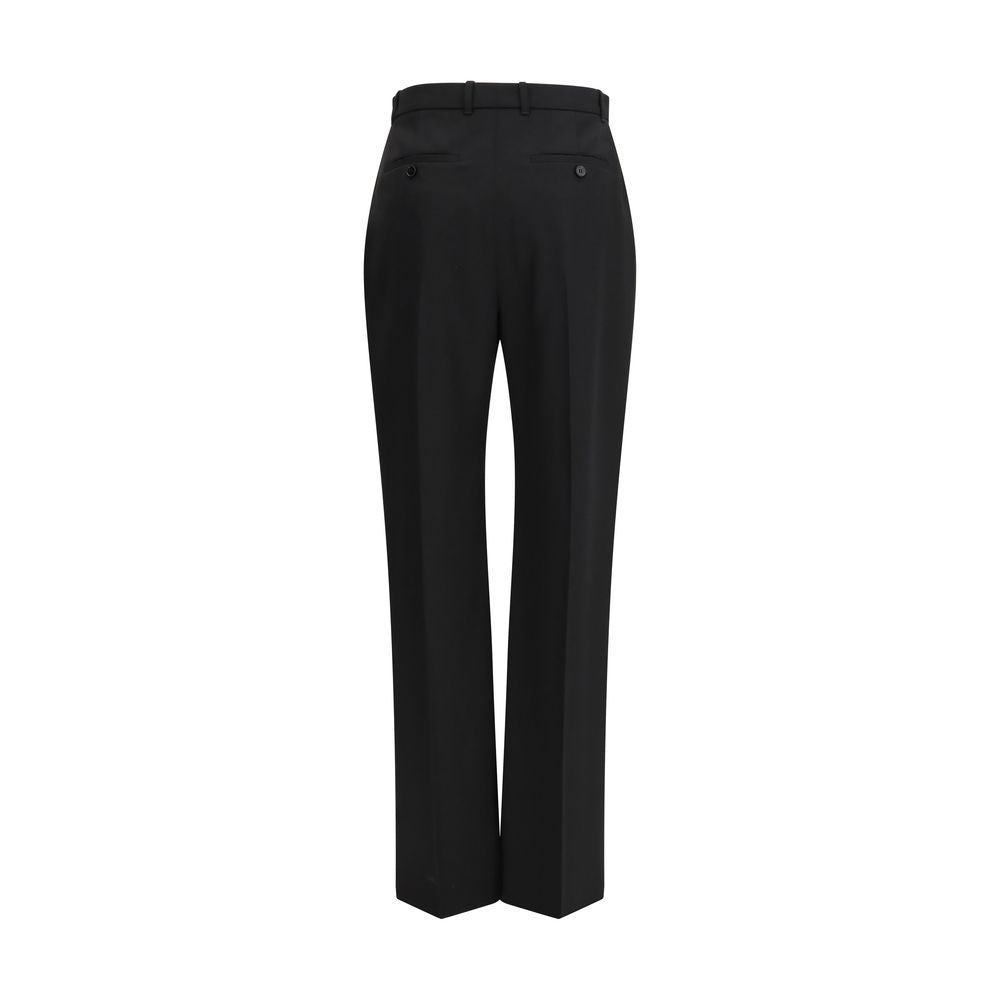 Alexander McQueen Black Cotton Dress Women's Pants