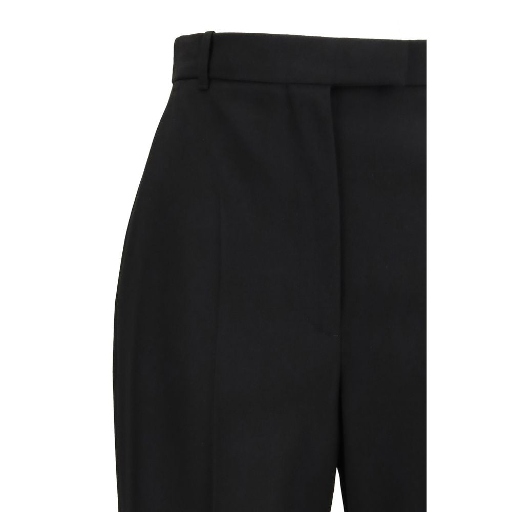 Alexander McQueen Black Cotton Dress Women's Pants