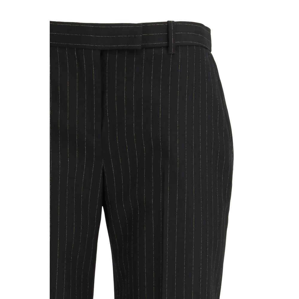 Alexander McQueen Black Wool Oves Aries Dress Women's Pants