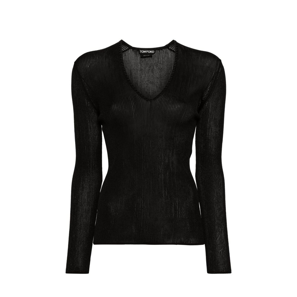 Tom Ford Black Polyamide Tank Women's Tops