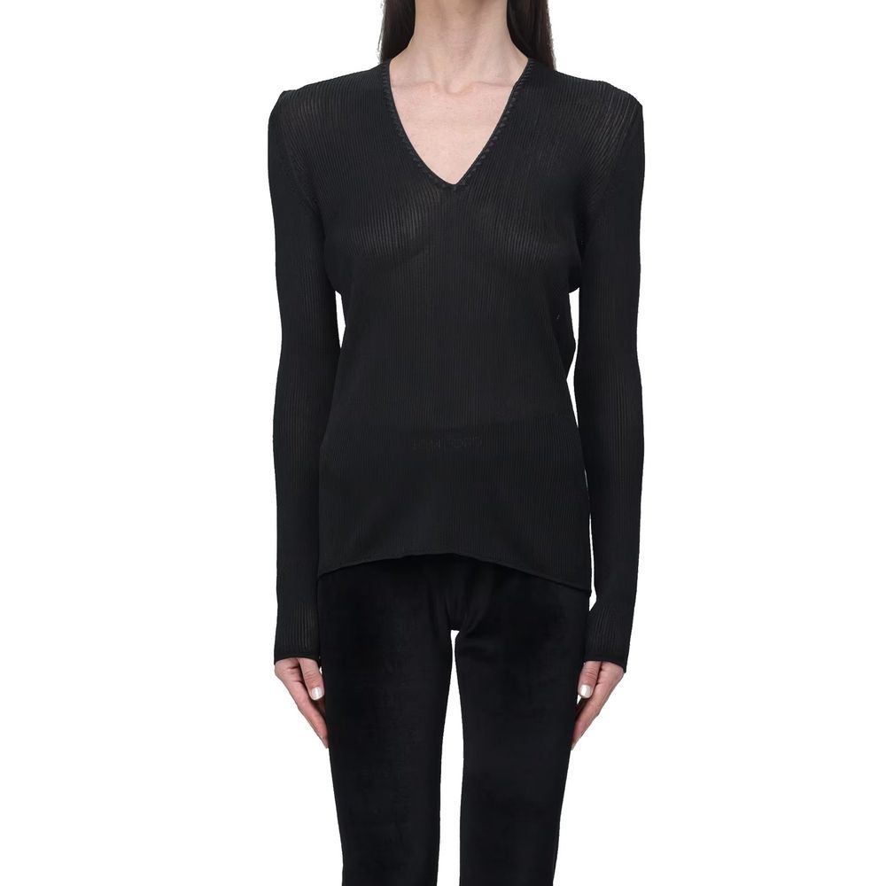 Tom Ford Black Polyamide Tank Women's Tops
