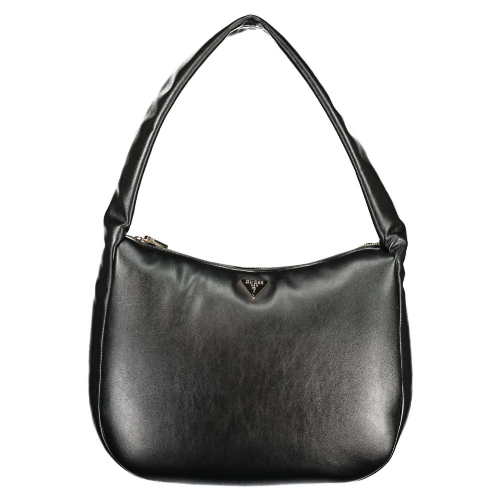 Guess Jeans Nero Poliuretano Women Women's Handbag