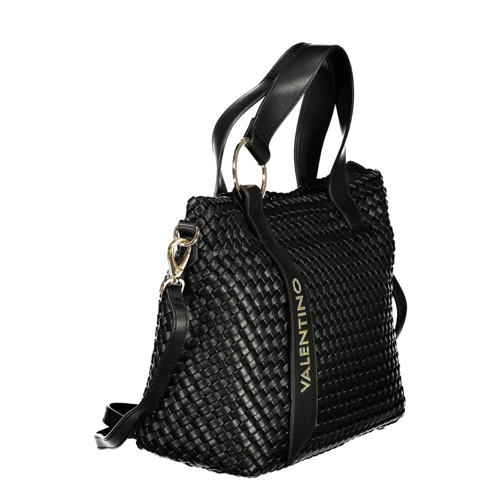 Mario Valentino Black Polyurethane Women's Women's Bag