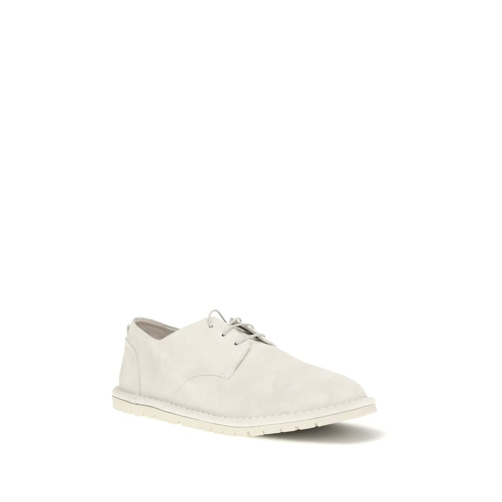 Marsell Beige Calf Leather Bos Taurus Oxfords And Men's Derbies