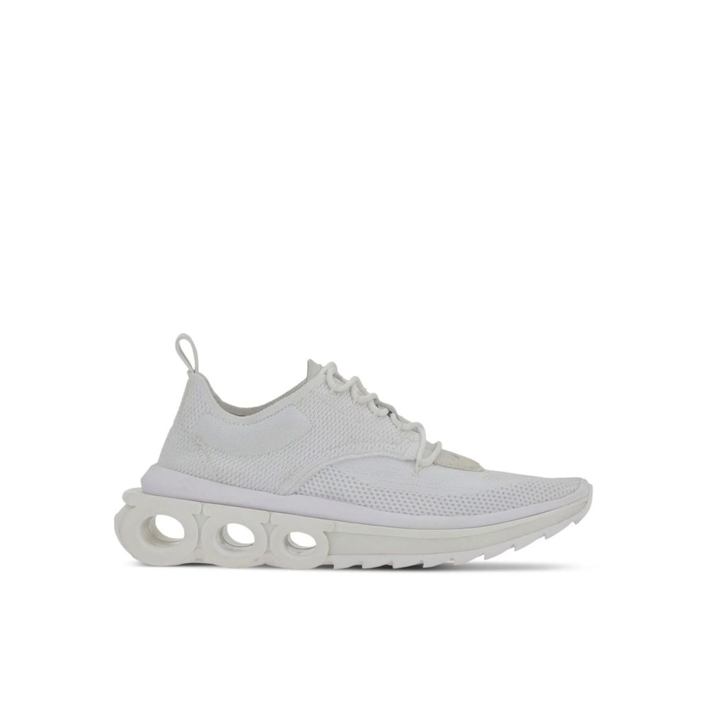 Salvatore Ferragamo White Nylon Athletic Men's Sneakers