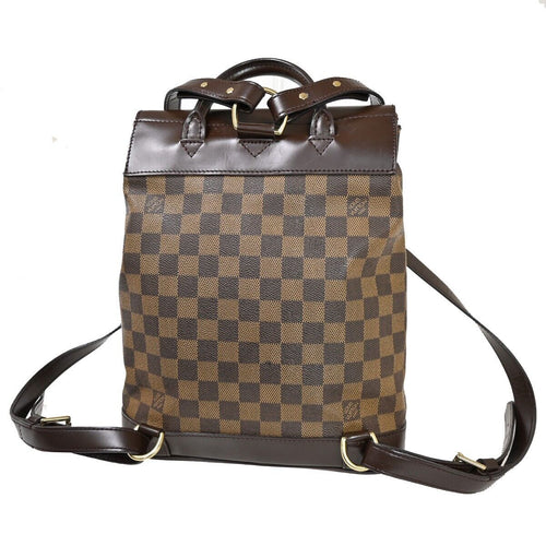 Louis Vuitton Soho Brown Canvas Backpack Bag (Pre-Owned)