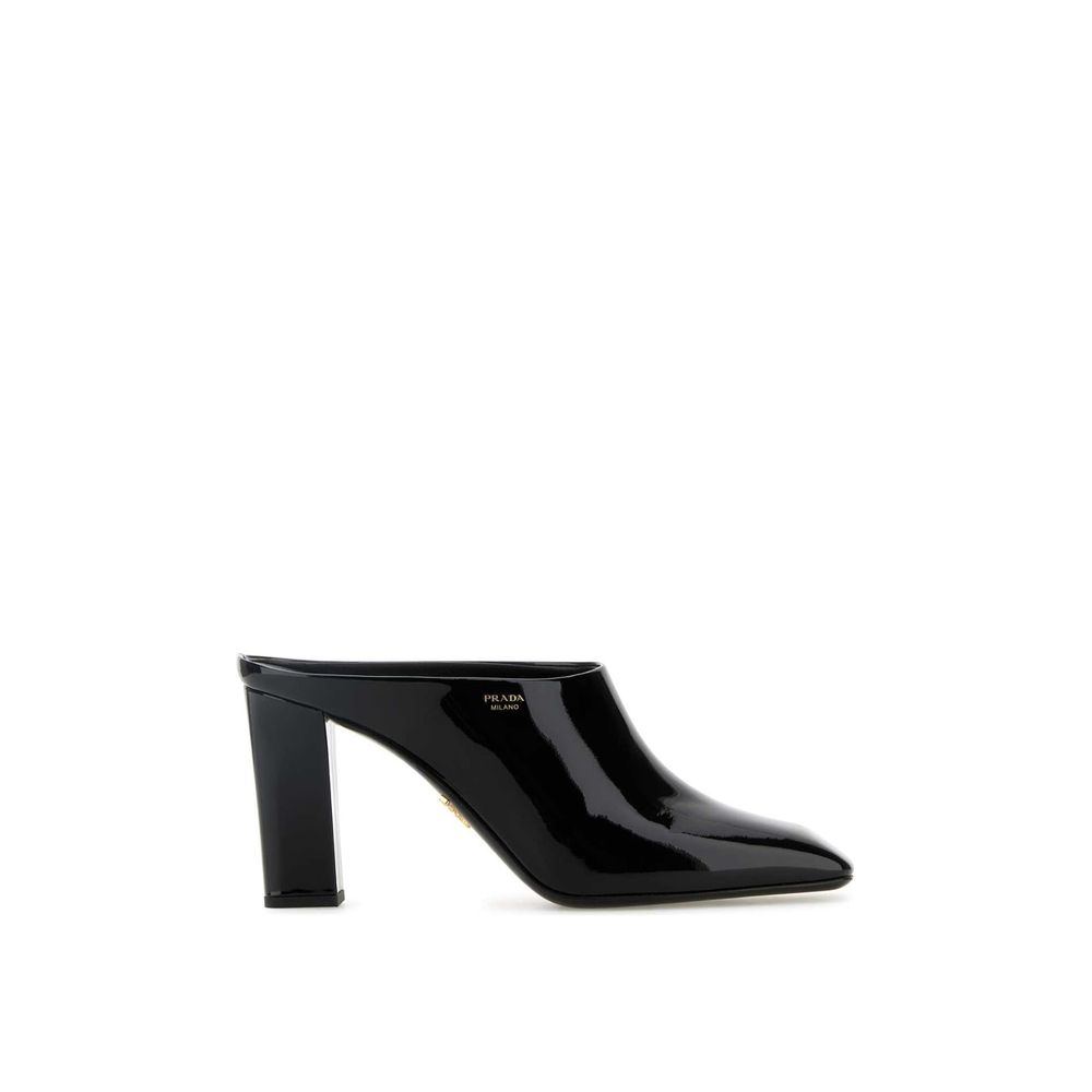 Prada Black Calfskin Women's Mules