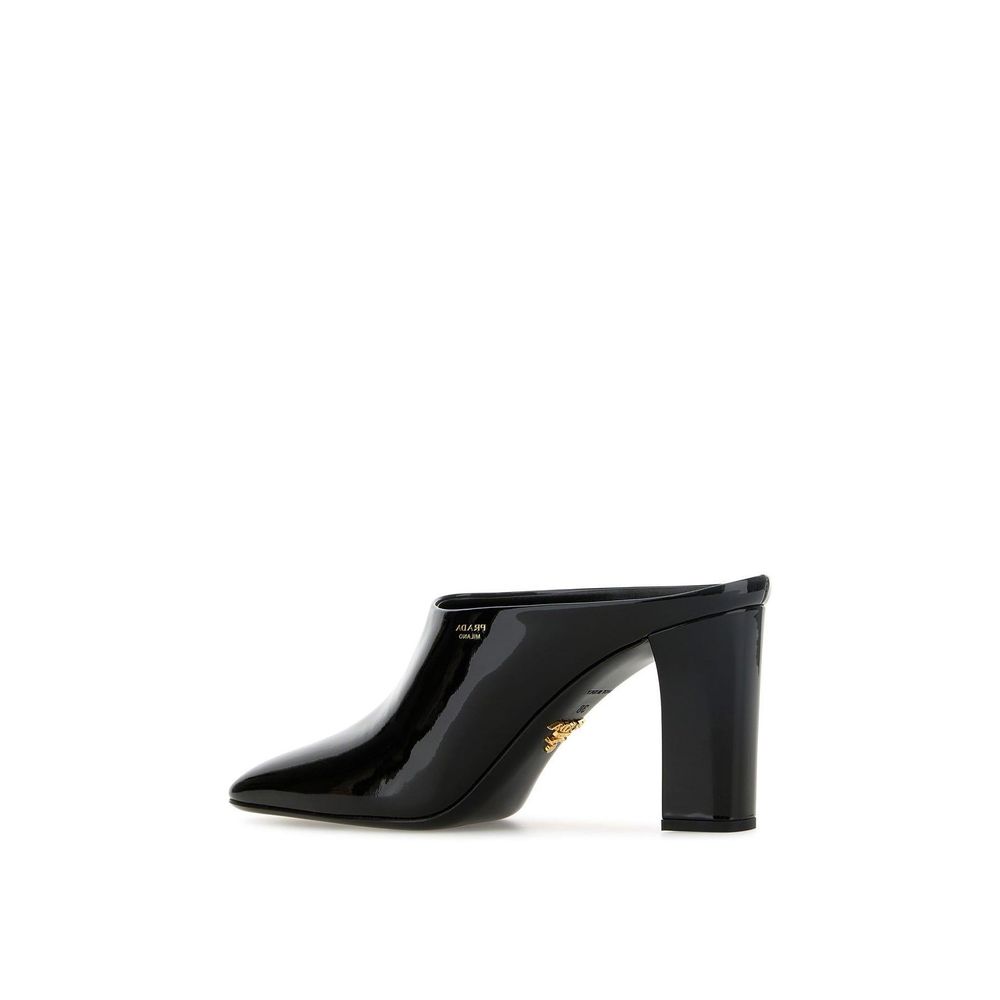 Prada Black Calfskin Women's Mules