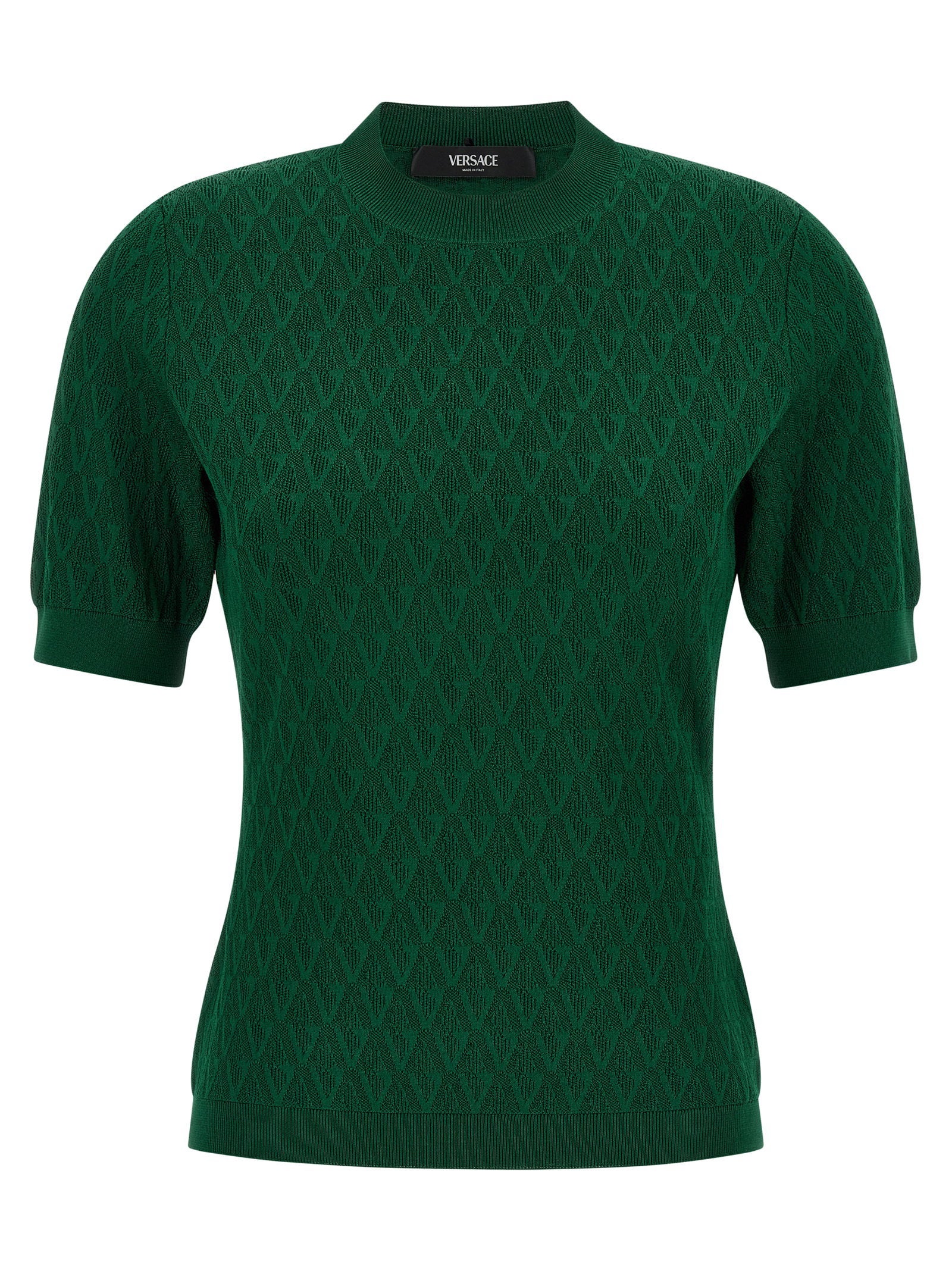 Versace Women's V-Pattern T-Shirt