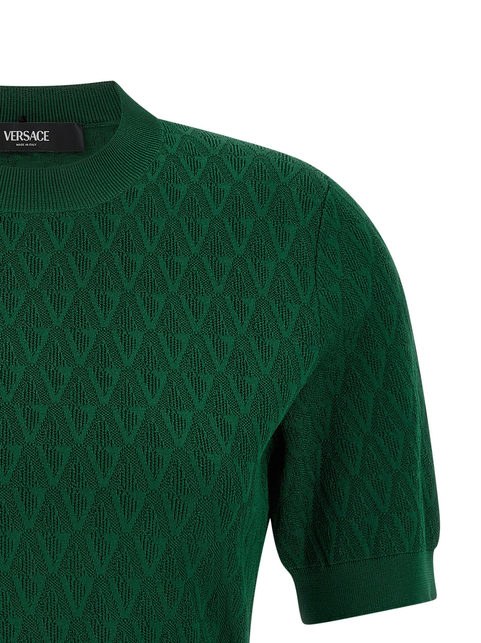 Versace Women's V-Pattern T-Shirt