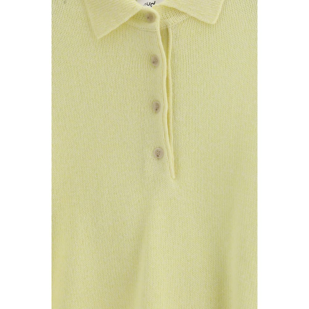 Allude Bicolor Cashmere Polo Women's Shirt