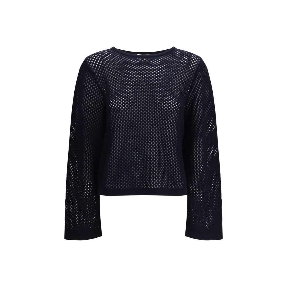 Allude Blue Wool Women's Sweatshirt