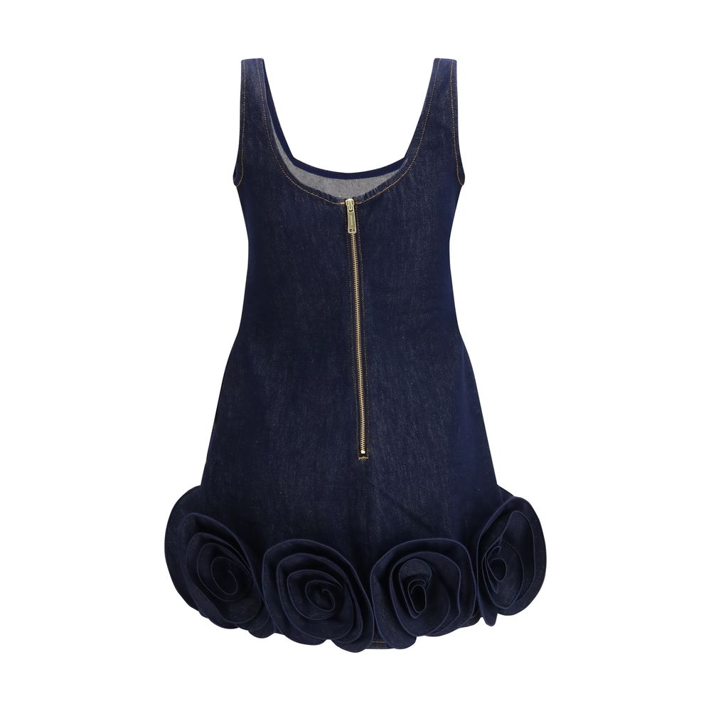 Self-Portrait Blue Cotton Casual Women's Dress