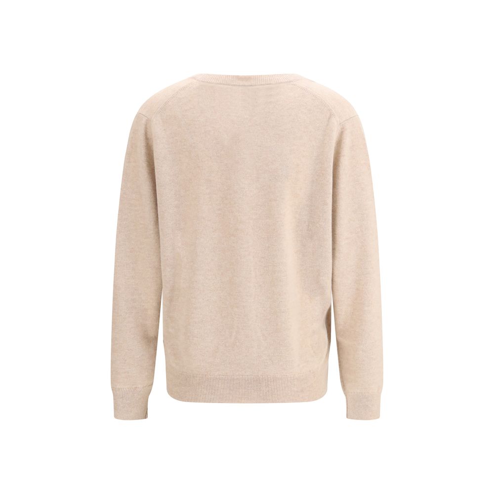Allude Beige Cashmere Women's Cardigan