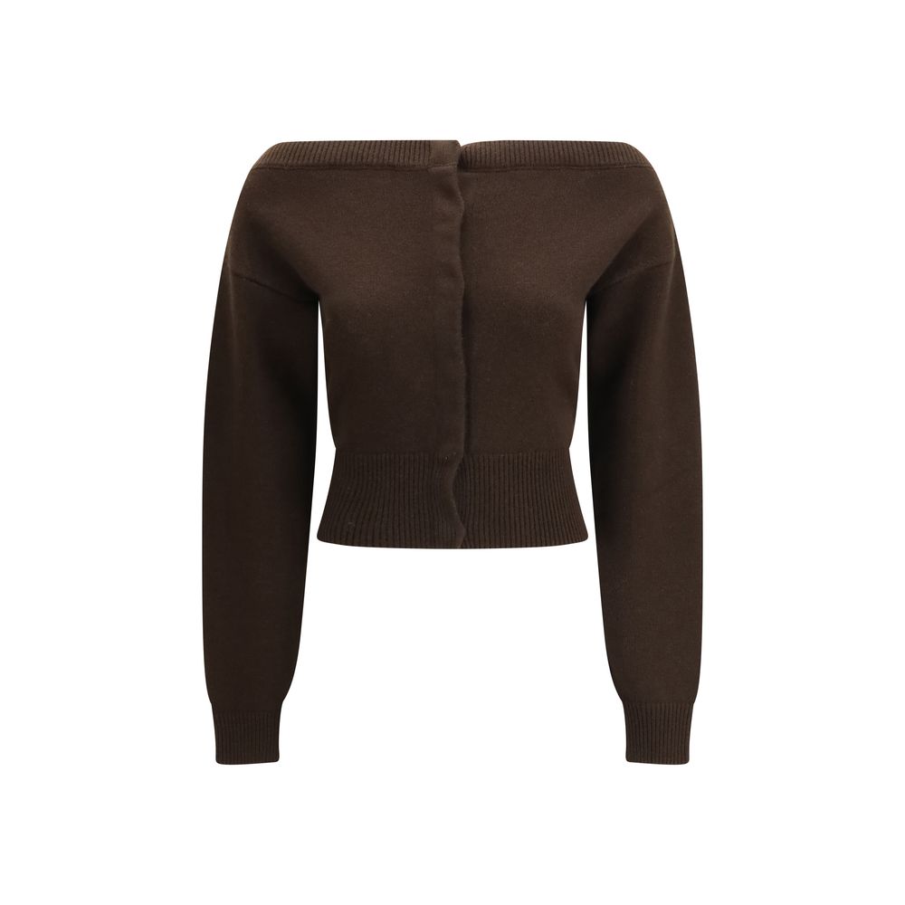Tom Ford Brown Cashmere Women's Cardigan