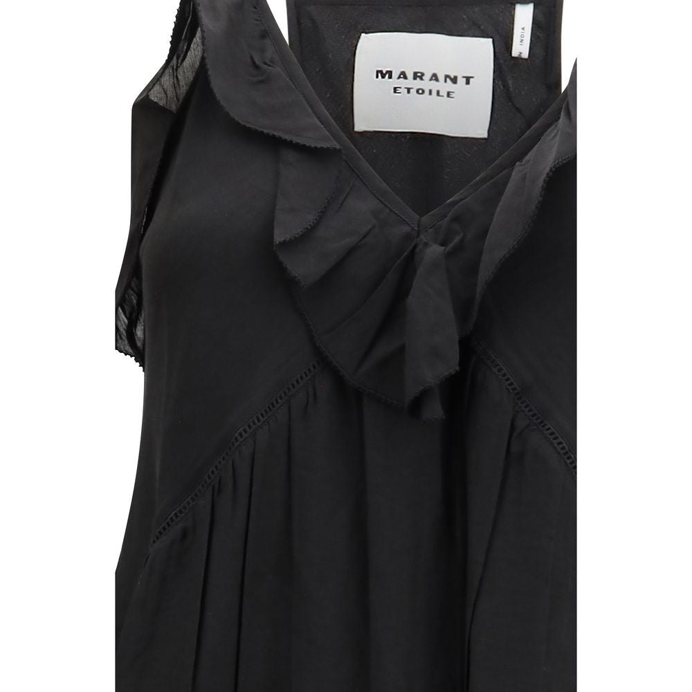 Isabel Marant Étoile Black Cotton Casual Women's Dress